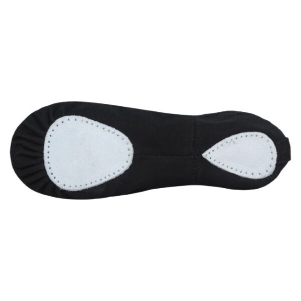 Canvas Black Split Sole Ballet shoes Sd-102 - Image 3