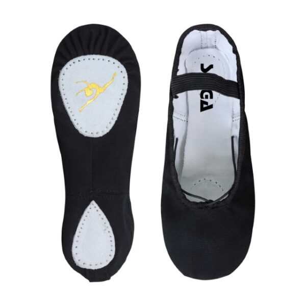 Canvas Black Split Sole Ballet shoes Sd-102