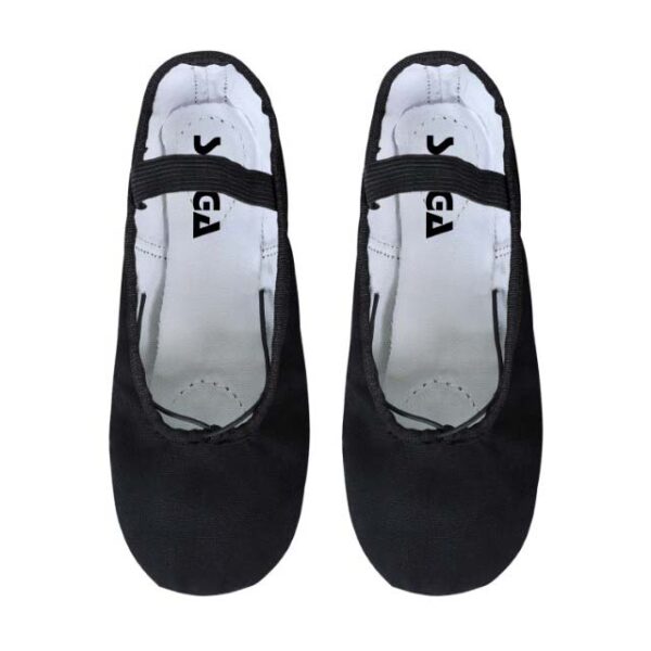 Canvas Black Split Sole Ballet shoes Sd-102 - Image 2